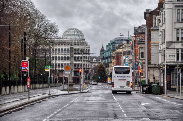 Dublin Ireland december 25 2023...photo of st stephens green dublin city