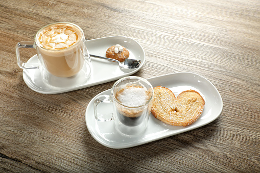 Cappuccino and Macchiato Coffee serving size