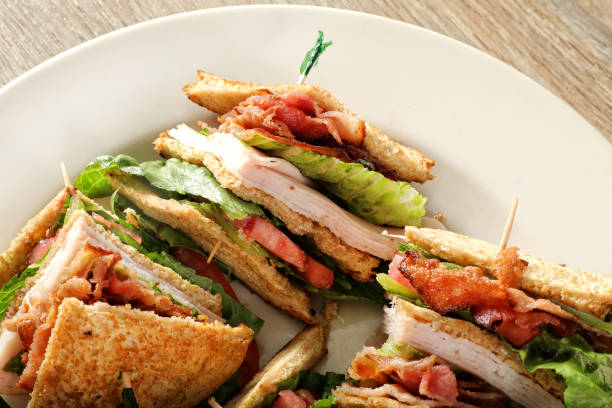 Bacon and turkey sandwich