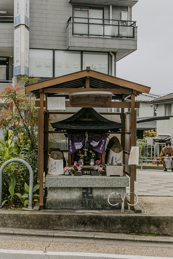 2023-11-12 Fushimi Inari, Kyoto, Japan. A small Shinto shrine in Fushimi Inari, Kyoto, Japan