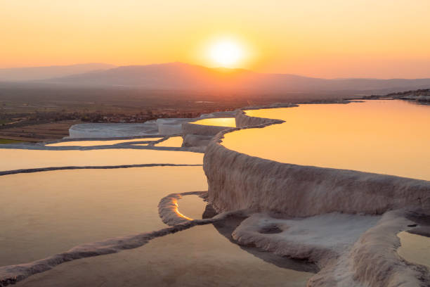 istock Pamukkale travertine pools in Turkey, Hierapolis. 1927613926