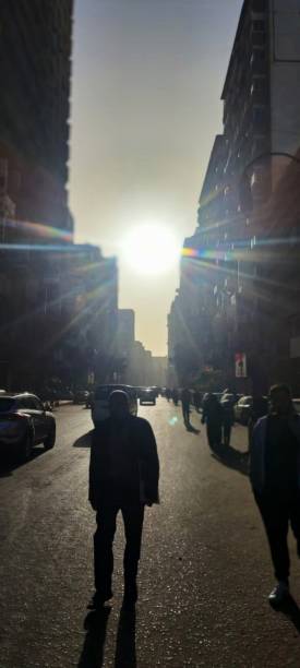 istock Sun rise in El gala Street Alexandrea  Egypt 1927731906