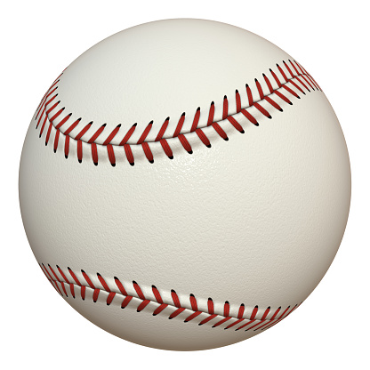 A 3D illustration of a baseball