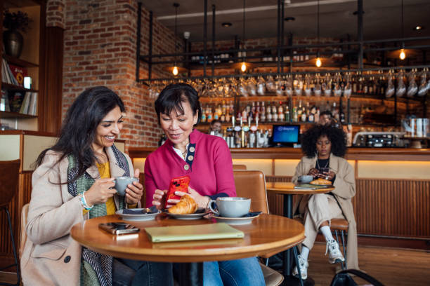 istock Ladies Enjoying a Cafe Breakfast 1927749322