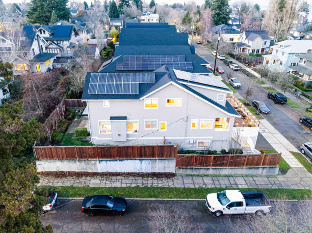 istock Solar Panels on Houses 1927822738