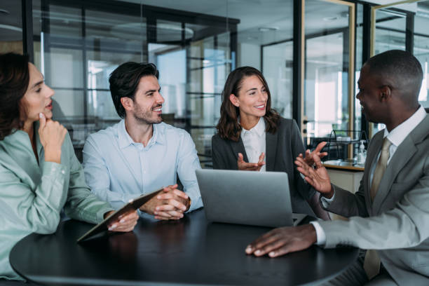 istock Business persons on meeting in the office. 1927881370