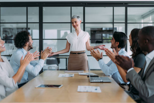 istock Team of professionals during a meeting. 1927881381