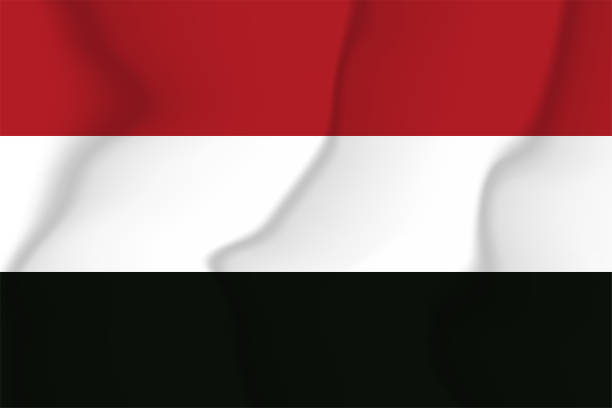 istock The national flag of Yemen. Silk flag. Vector illustration in EPS 10 format 1927882143