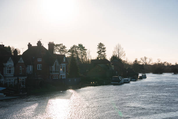 istock River Thames in Winter Flood at Marlow, Buckinghamshire, England 1927891123