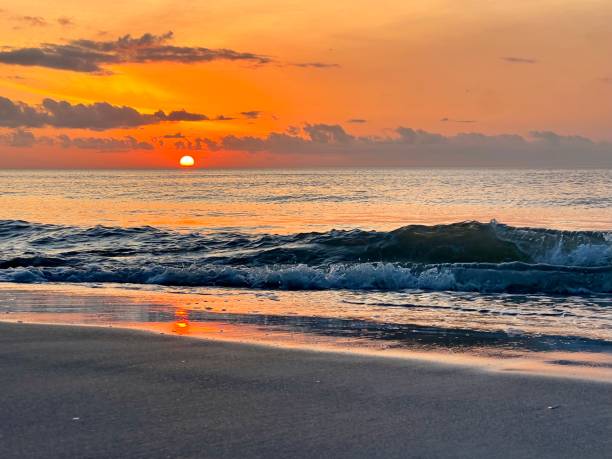 istock Florida sunset on gulf coast at Indian Rocks Beach 1927928571
