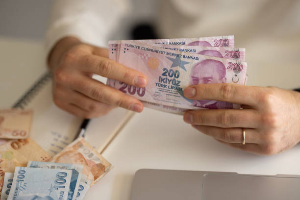 istock Business concept with Turkish Lira 1927999350