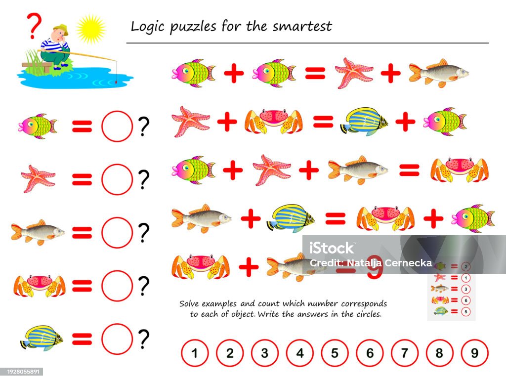 Logic Recreational Math Example Mathematical Logic Puzzle Game For Smartest Solve Examples And Count ...