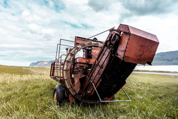 istock Rusted agricultural machine in the Westfjords, Iceland. 1928059037