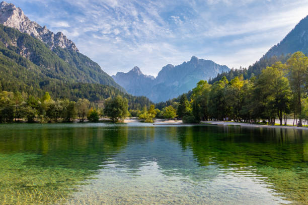 istock Lake Jasna in Alps, Slovenia 1928111077