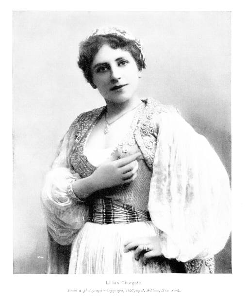 istock Lillian Thurgate Photo Portrait, Actress,19th Century Cultural History 1928267309