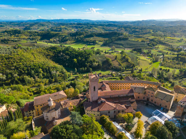 istock San Miniato Tuscan town from drone 1928385652