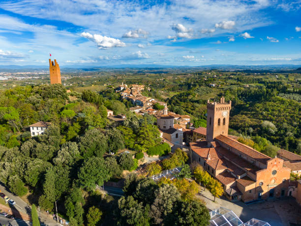 istock San Miniato Tuscan town from drone 1928385667