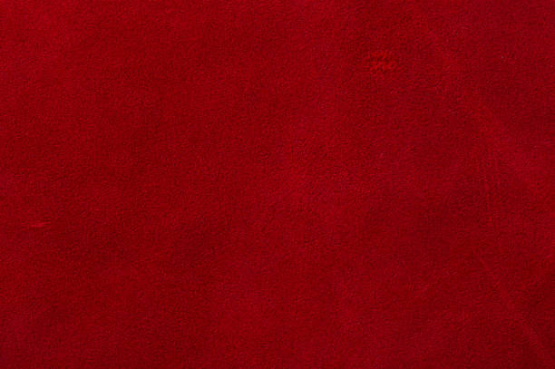 istock Red suede texture. Natural red dyed leather, suede macro photo. 1928432293