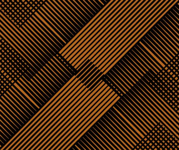 Vector illustration of Futuristic technology background with striped lines