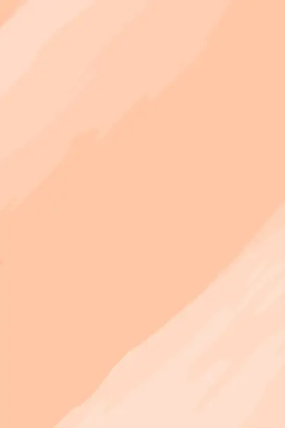 Vector illustration of Abstract background texture of colorful uneven lines in trendy Peach Fuzz. Template for lettering