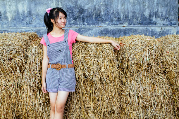 thai cute girlfriend in pink