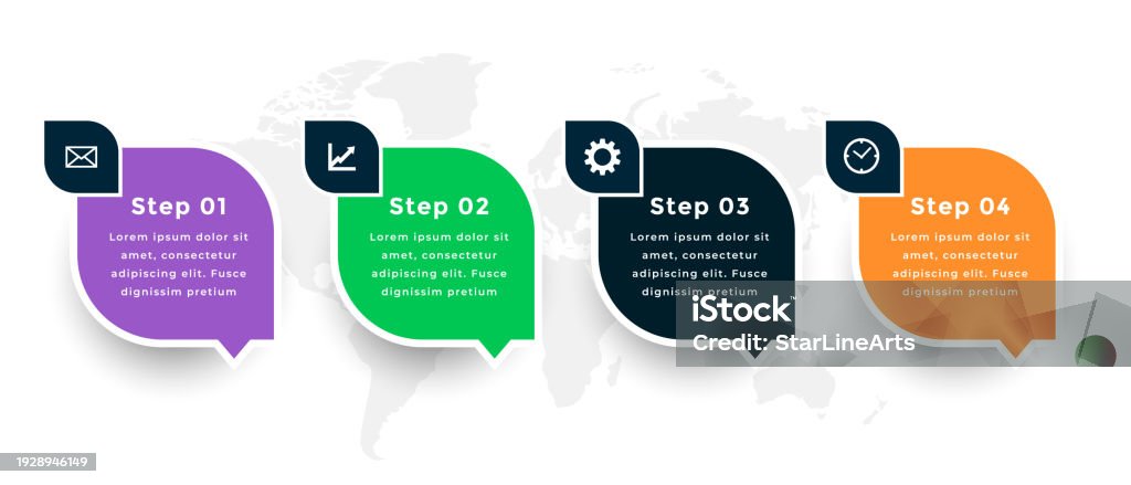 Stylish Corporate Infographic Workflow Chart Template For Data ...