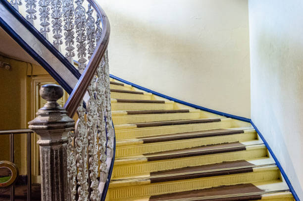 istock Artistic spiral stairway at the Mysore Palace 1928997964