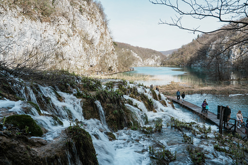 Waterfall in Plitvice