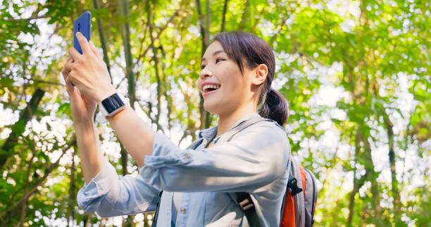 istock Asian woman hiking in mountain 1929129958