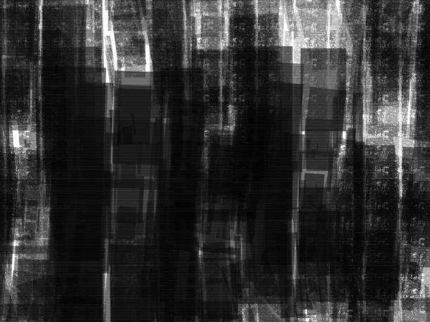 istock Glitch distorted grungy background . Design element for brochure, social media, posters, flyers. Overlay texture.Textured banner with Distress effect , Grunge, Glitch 1929154830