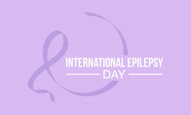 Vector illustration of International Epilepsy Day observed every year on february 12. Vector health banner, flyer, poster and social medial template design.