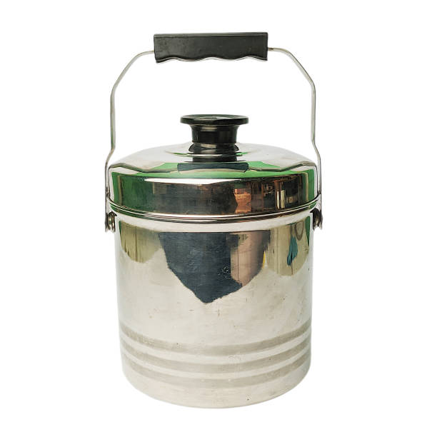 istock Stainless steel food container isolated on a white background 1929231370