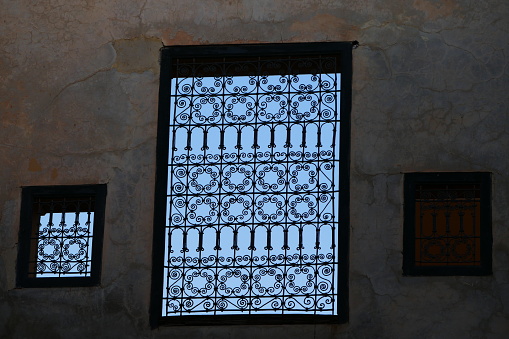 Ironwork: windows, Morocco