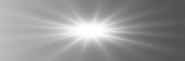 istock Flare light effect. Brilliant stars. Explosion of rays, shine, solar flare, spark and stars. 1929294881