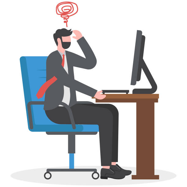 istock Businessman suffering from mental stress. Businessman holding his head, depression, headache 1929367054