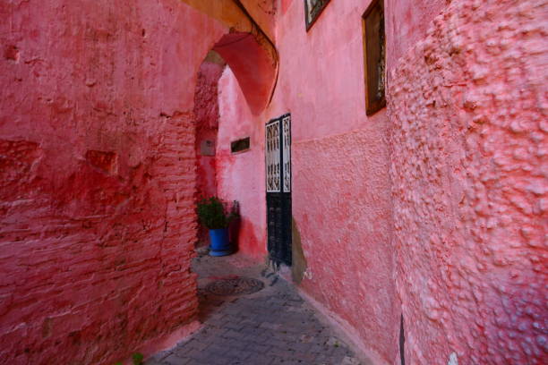 istock Pink alley, Dar el kbira district, Meknes, Morocco 1929447655
