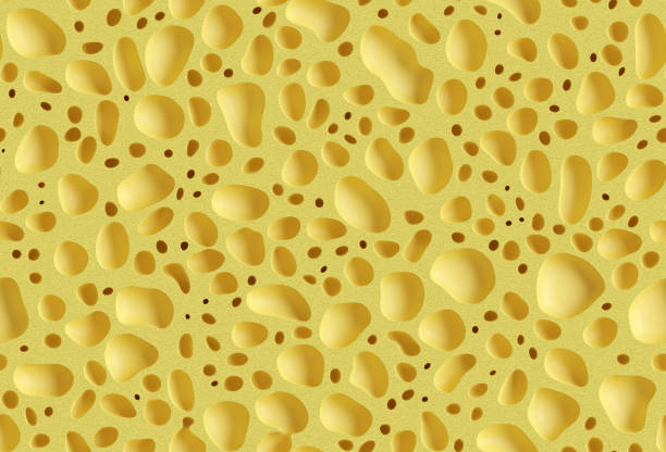 istock Wall with many holes like a sponge (Perfect seamless pattern) 1929468754