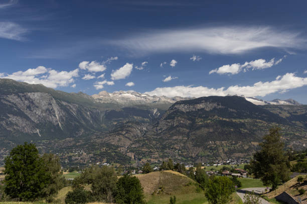 istock Rhone Valley View, Above Brig, Switzerland 1929477600