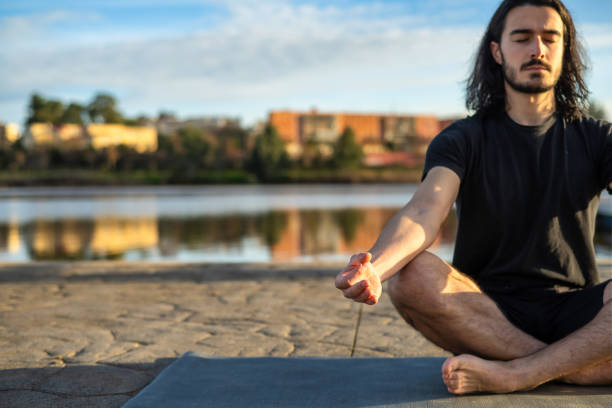 istock Doing Yoga Outdoors. 1929484363