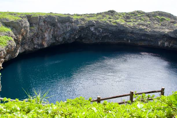 istock Hole in the Toriike Pond on Irabu Island 1929527507