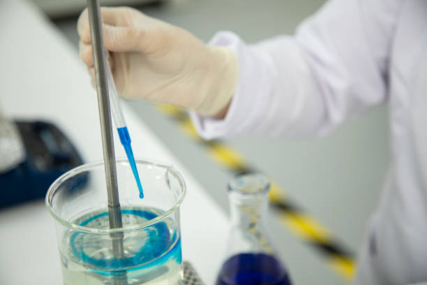istock laboratory chemical test tubes with liquid for analytical , medical, pharmaceutical and scientific research concept. 1929592352