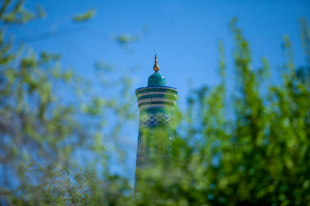 a uzbek building in a silk road