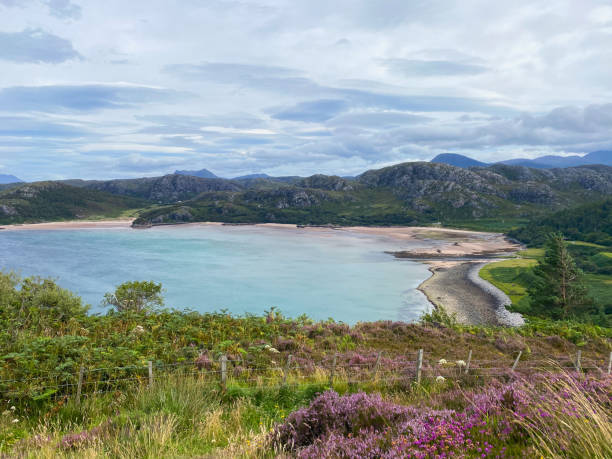Gairloch Beach In The Village Gairloch At The Atlantic Coast Of The Highlands In Scotland, UK