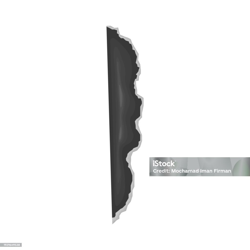 K Paper Rip Ripped Paper Stock Illustration - Download Image Now - Advertisement ...