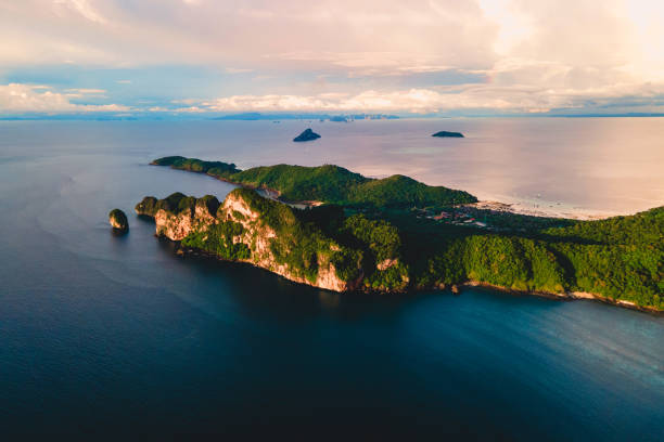 istock Koh Phi Phi Don Thailand, Drone aerial view of Koh Phi Phi Thailand on a beautiful summer day 1929651127