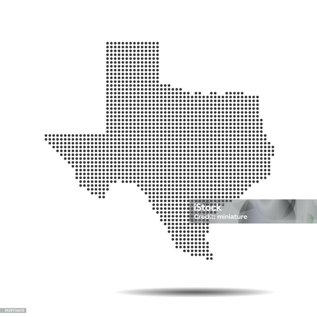 Texas Map Pattern Texas Map Stock Illustration - Download Image Now - Abstract, American ...