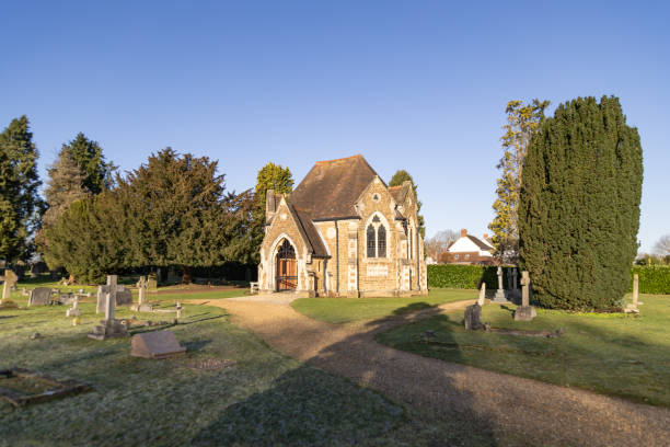 istock Shalford cemetery chapel Surrey England 1929854226