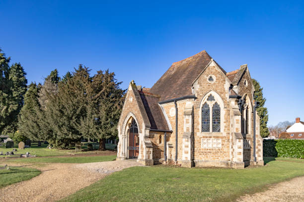 istock Shalford cemetery chapel Surrey England 1929855870