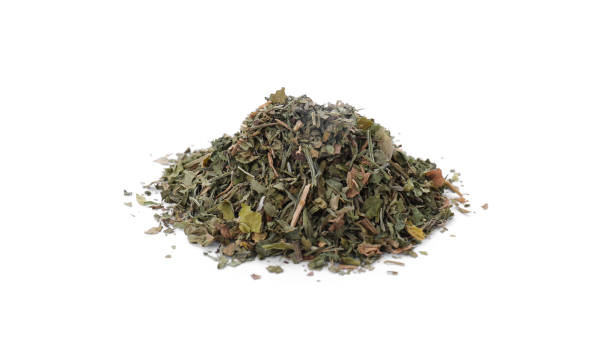 istock Heap of dried parsley isolated on white 1929933863