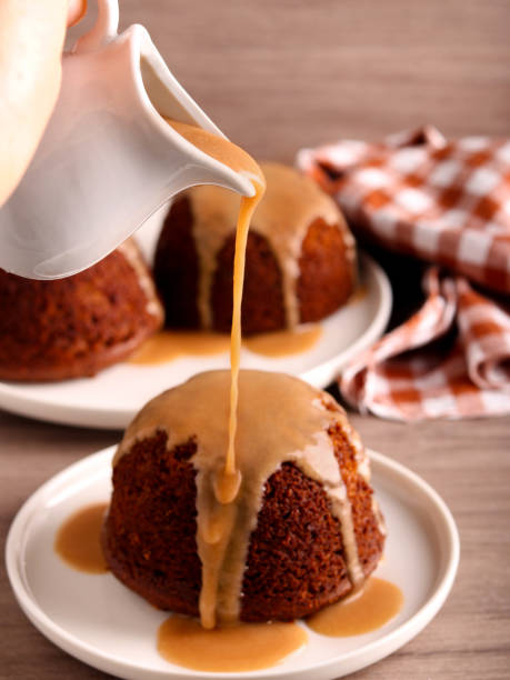 istock Sticky toffee pudding with caramel sauce 1929957804
